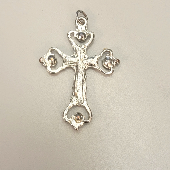 Three (3) Rhinestone Cross Pendants - Picture 2 of 13